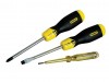 Stanley Cushion Grip Screwdriver Set Par/Flared /Phillips 3pce