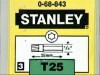 Stanley Torx T25 Insert Bits Set of 3 25 mm 0-68-843