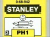 Stanley Phillips No.1 Insert Bits Set of 3 25 mm 0-68-942