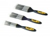 Stanley Dynagrip Synthetic Paint Brush Set of 3 4-28-667