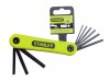 Stanley Folding Hex Key Set 9pc Imperial 4-69-259