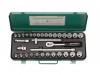 Stahlwille Socket Set 3/8in Drive 33 Piece Bi-hexagon AF / Metric