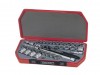 Teng MR1239 Socket Set mm/ AF 39pc 1/2in Square Drive