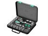 Wera Zyklop SB2 Socket Set 3/8in Drive Set Top 43 Piece