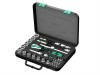 Wera Zyklop SB4 Socket Set 3/8in Drive Basic Imperial 38 Piece