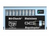 Wera Bit-Check Rapidaptor Stainless Steel 9pc Hex/TX/PH/PZ