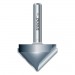 TREND 10/10X1/2TC CHAMFER V GROOVE A=45 X 32MM DIA  