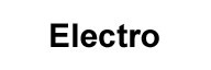 Electro items are stocked by Geoff